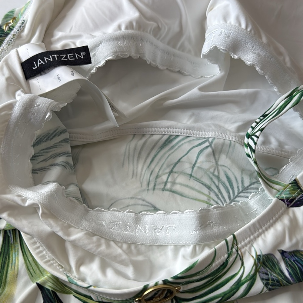 Jantzen Two Piece Tankini Swim Suit with Tummy Control Size 14 - Picture 12 of 16